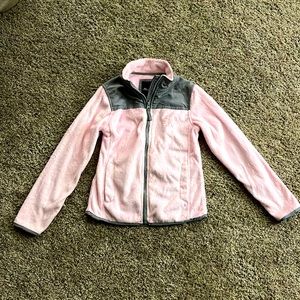 EUC fuzzy mint jacket size 8